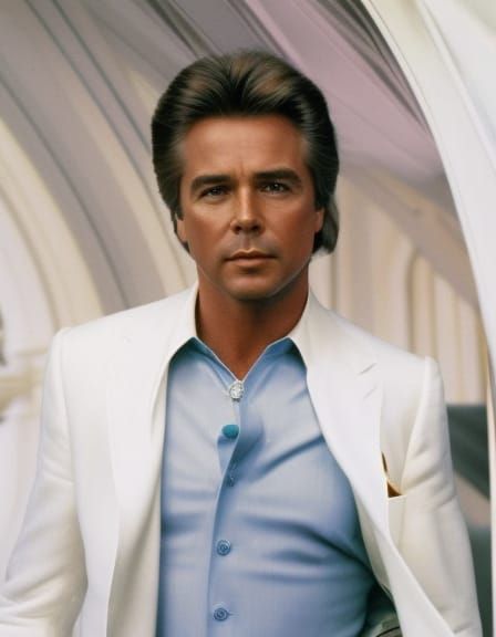 Don Johnson as Sonny Crockett on Miami Vice