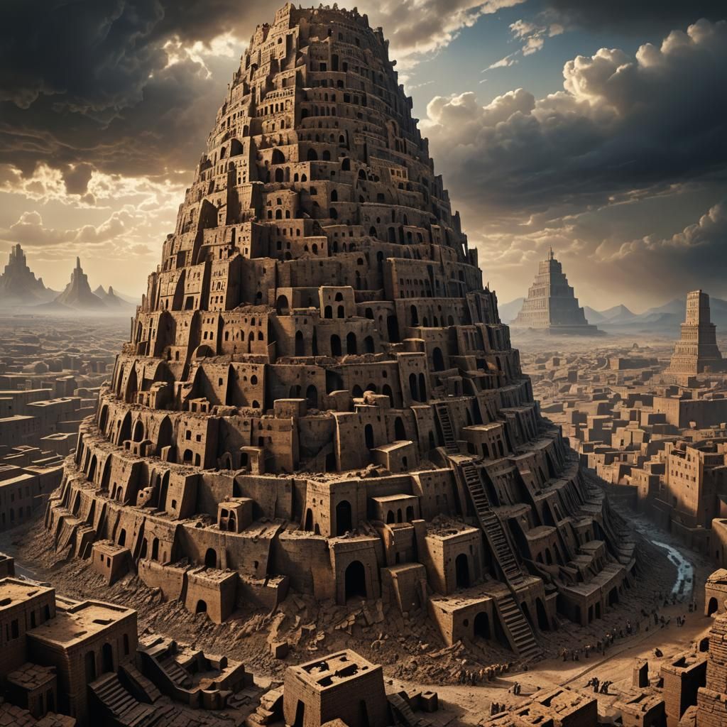 The Tower of Babel: A Digital Matte Painting