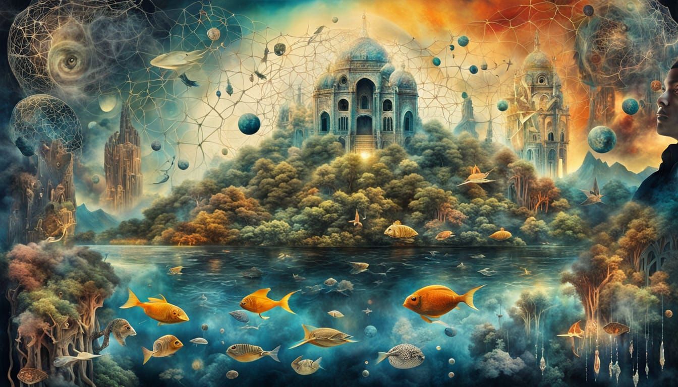 Surreal Bio Art Dive into Sound of Creation