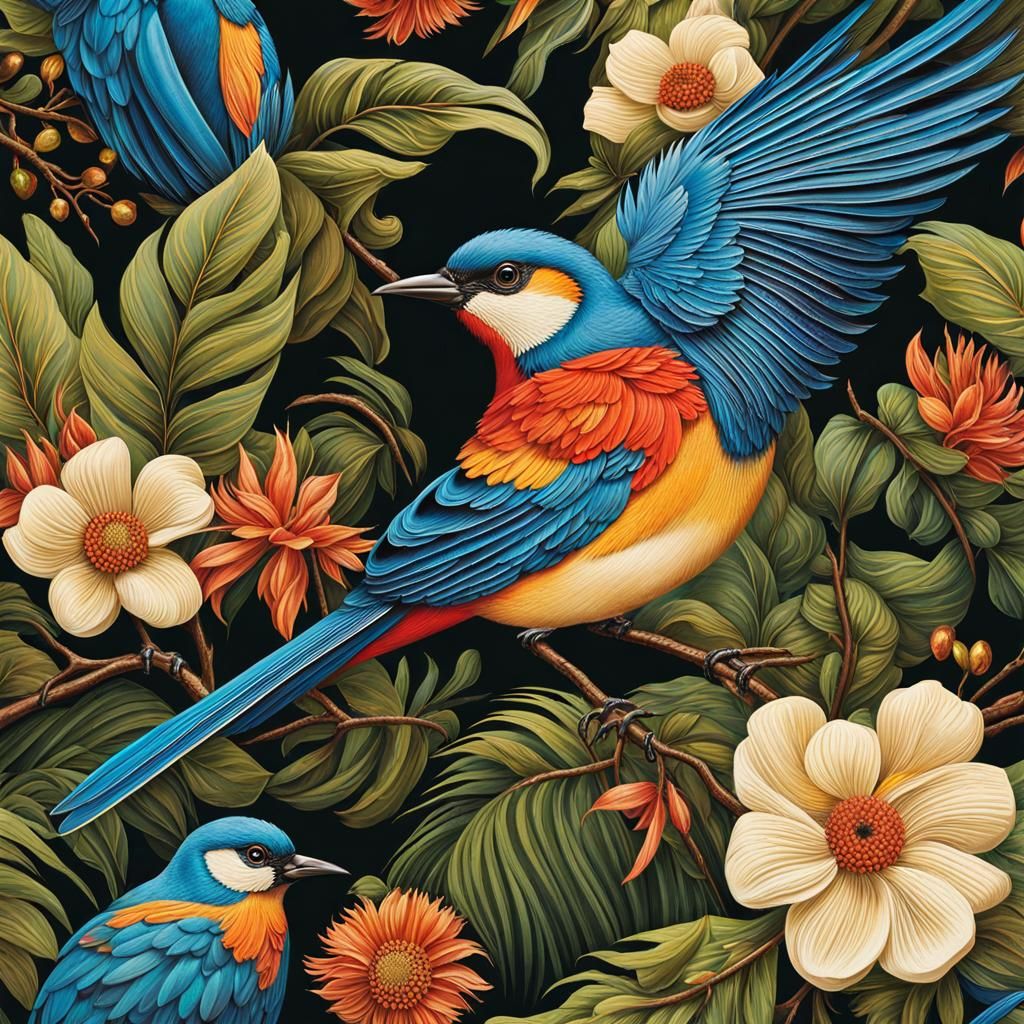 Graceful Bird Species in Natural Habitats