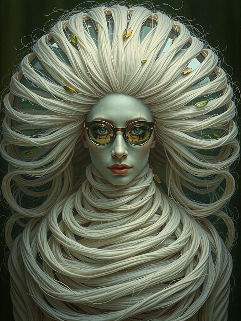 She's Hollow - Mirrors on Nature Mock Her Embodied Ivory-Whi...