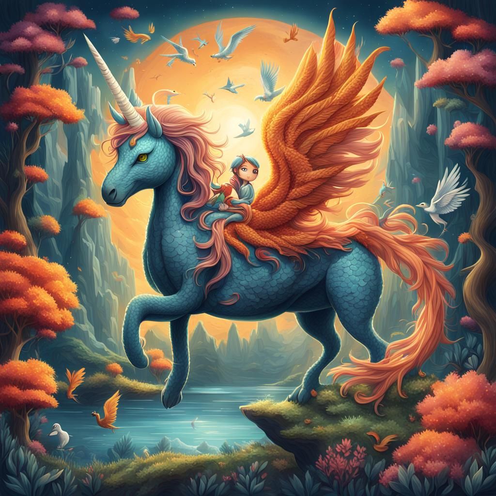 Magical Pets and Mythical Companions: Fantasy Art