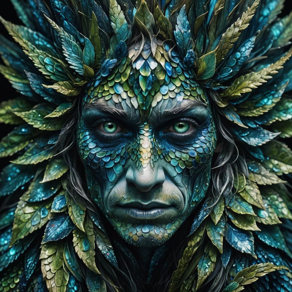 Iridescent Luminara Portrait in Fantasy Realism