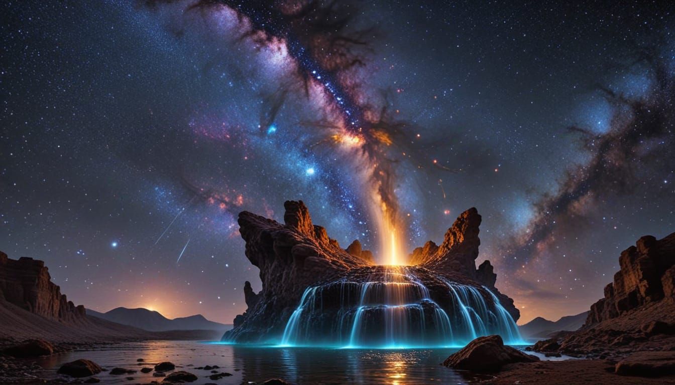 Cosmic Fountain: Universal Source of Life
