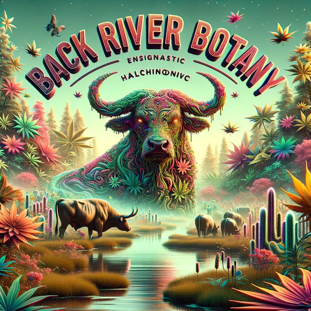 Vibrant Digital Matte Logo with Fantastical and Psychedelic ...