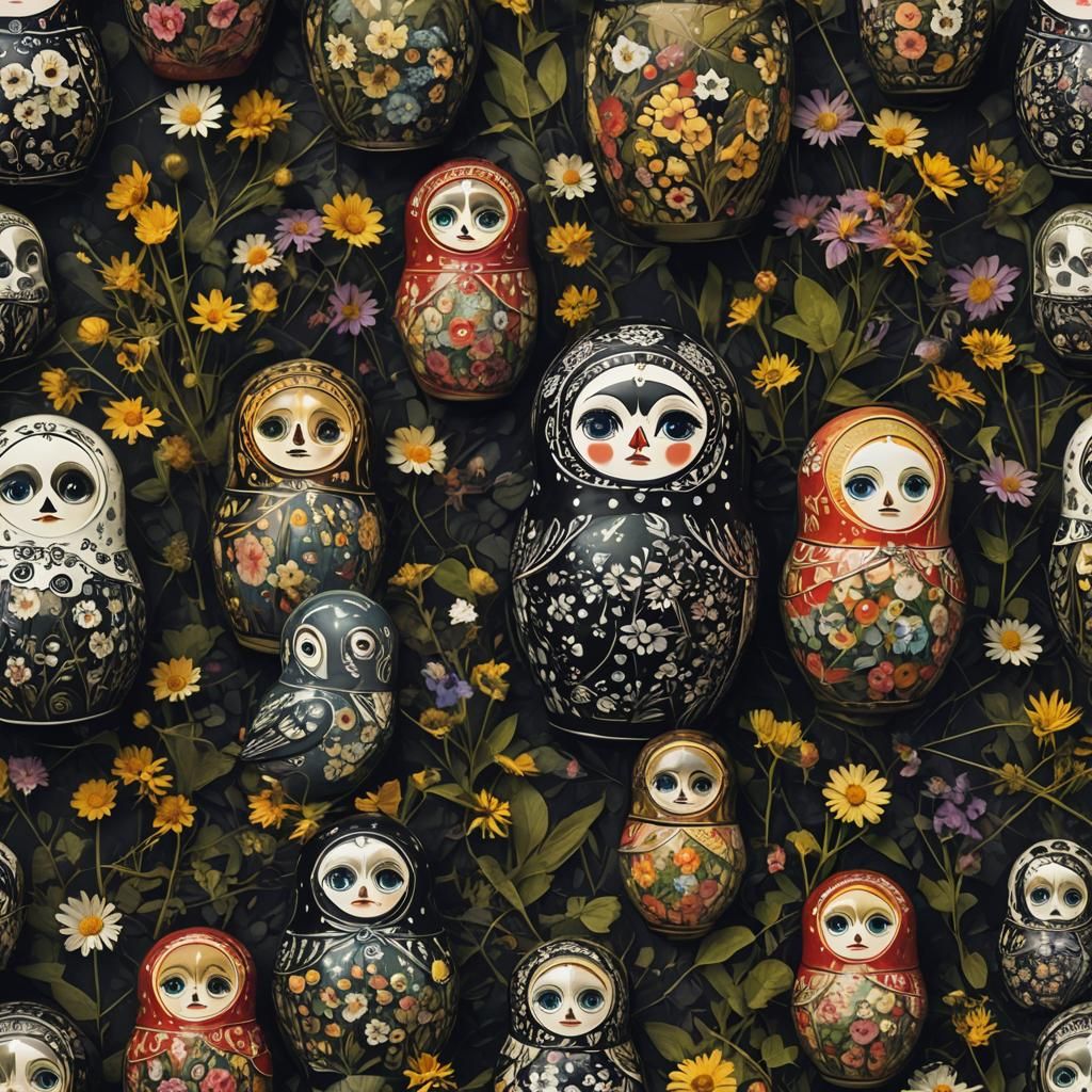 Surreal Marshmellowpunk Russian Dolls Photography