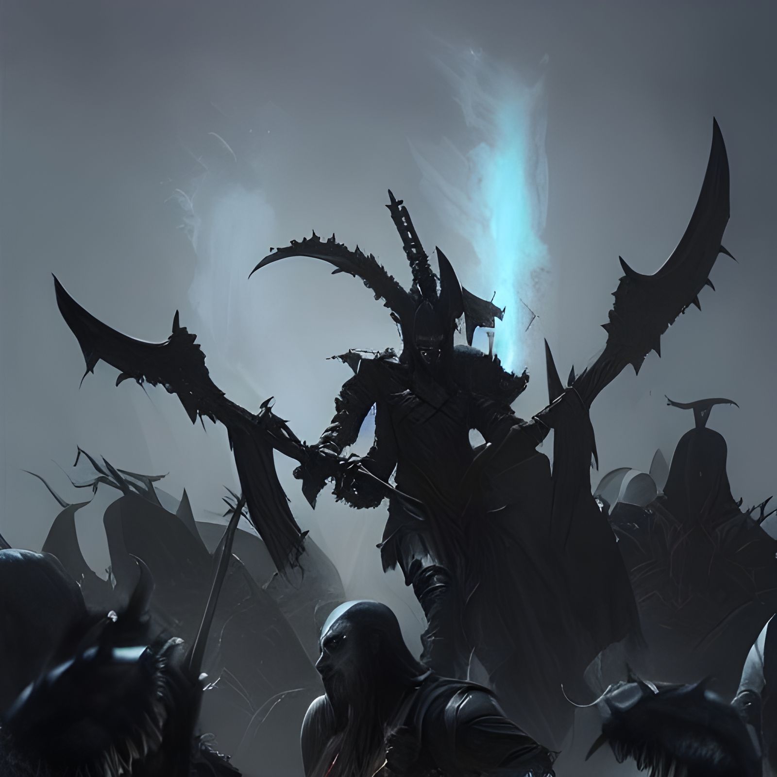 Dark Elf Commander Attacks Kingdom