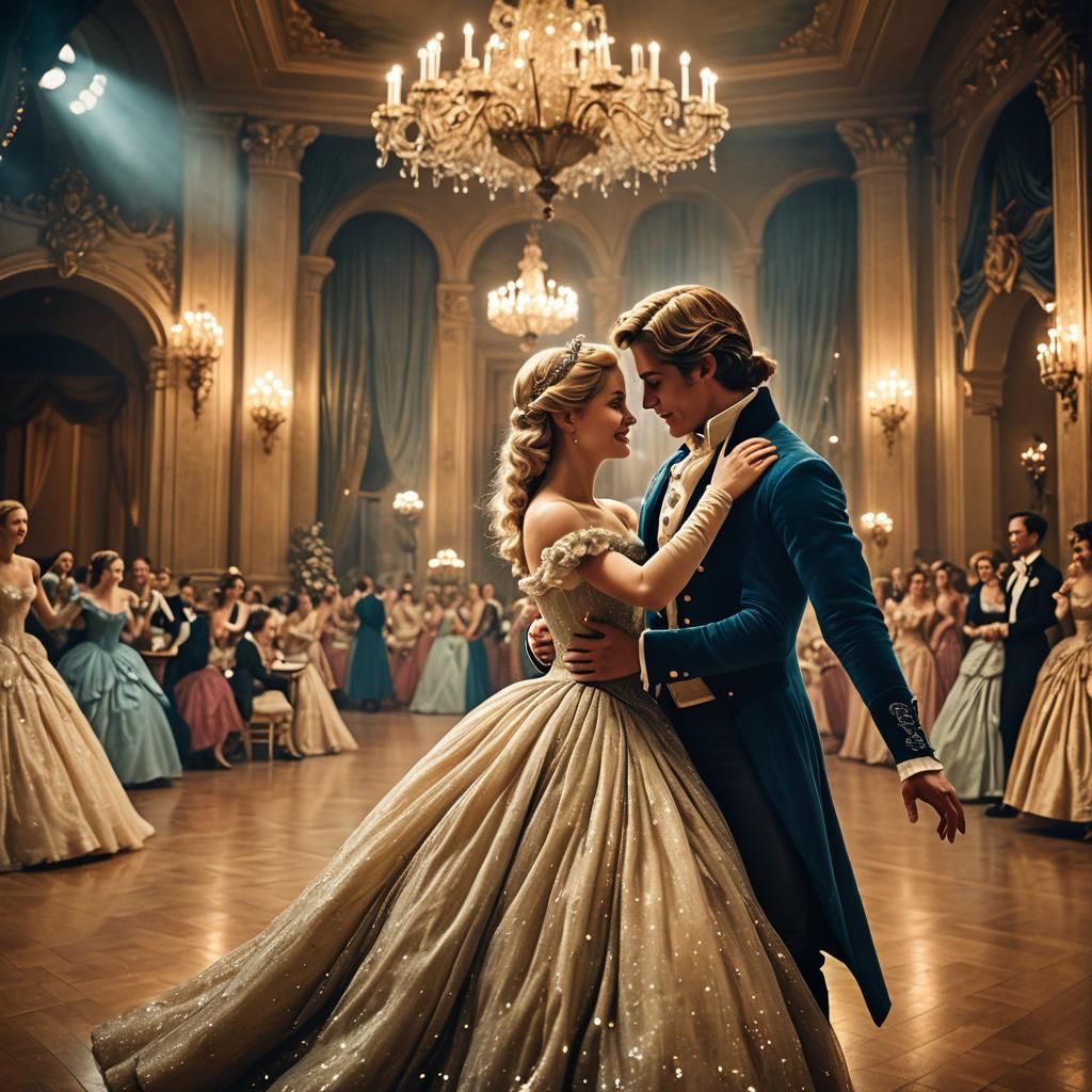Cinderella and Prince Charming: Romantic Ballroom Dance