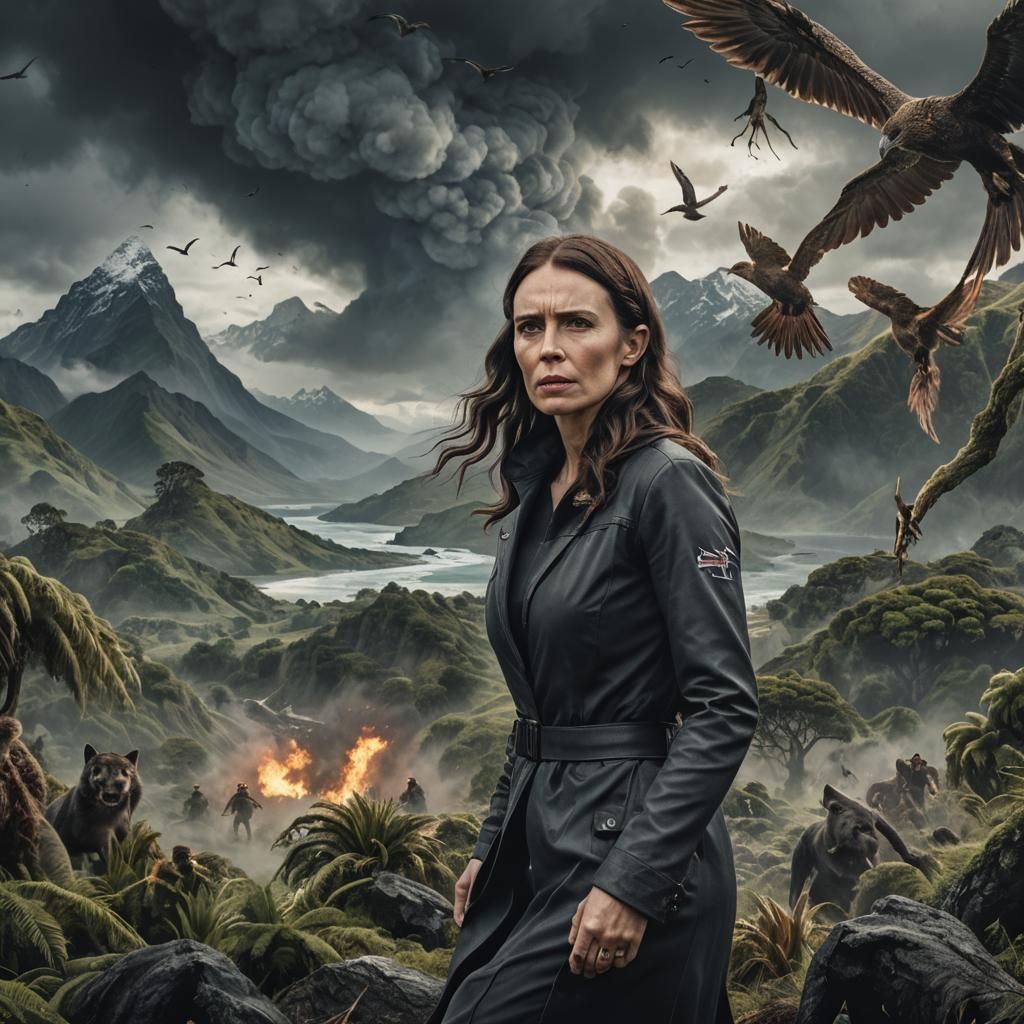 Epic Digital Painting of Jacinda Ardern