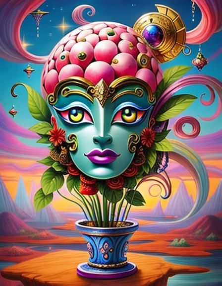 Mythical and Sensual Whimsical Dreamscape