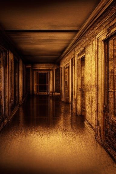 Ominous Last Photo in Sepia, 8k Resolution