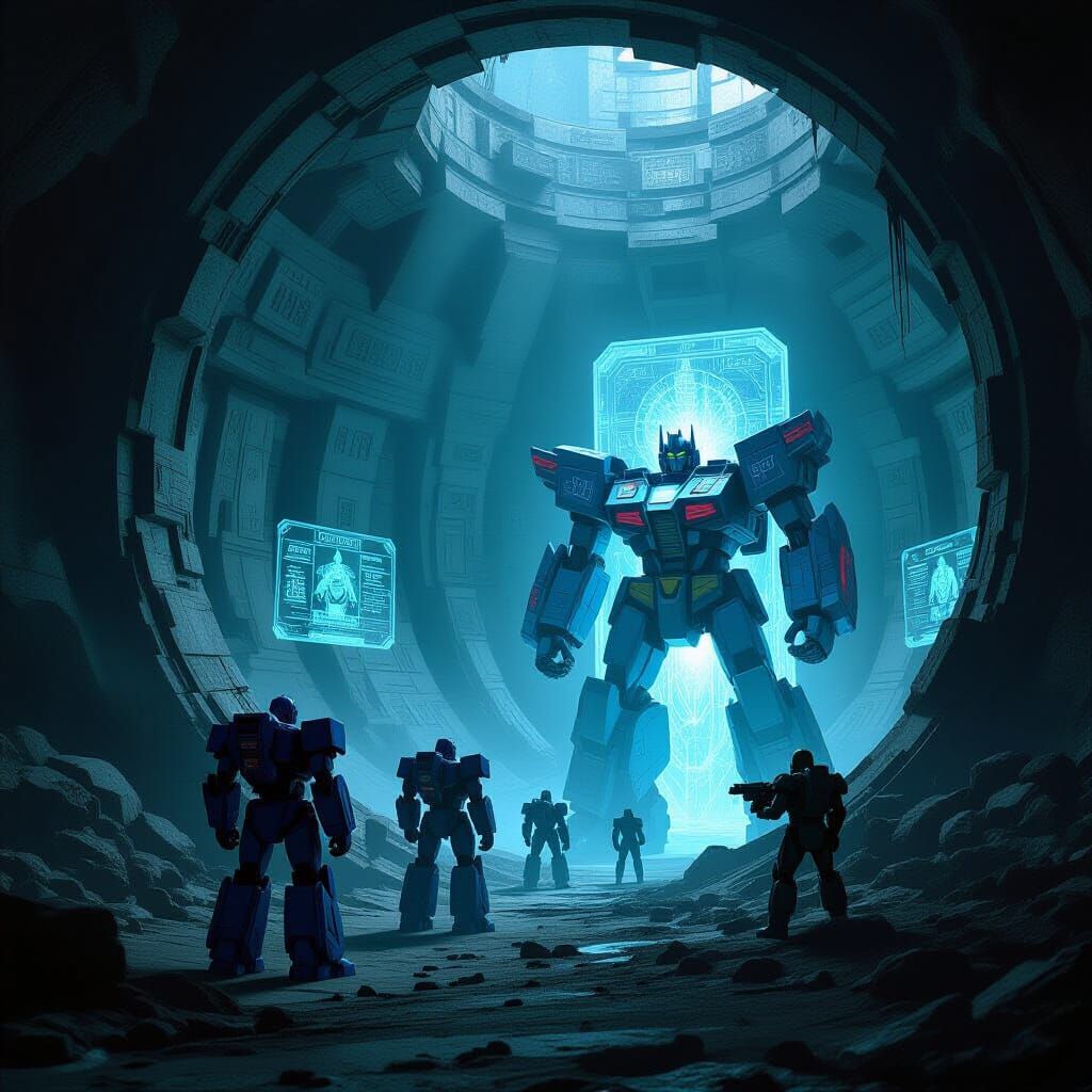 Autobots Discover Ancient Artifact on Cybertron