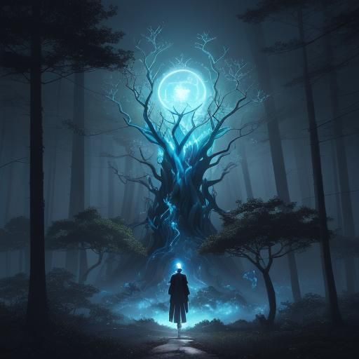 Gengar Summons Ghost Fire in Anime Style