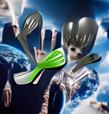 Aliens Invade Earth with Sporks