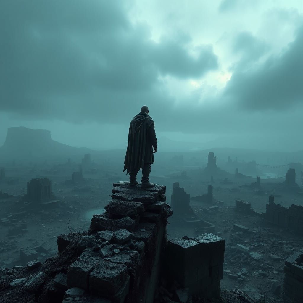 Cyrodiil's Darkest Hour: A War-Torn Ruin in Desolate Lands