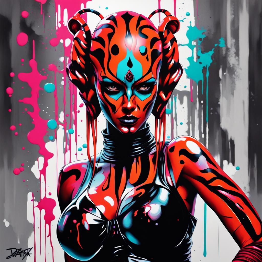 Darth Talon Graffiti Art: Polychromatic Street Style