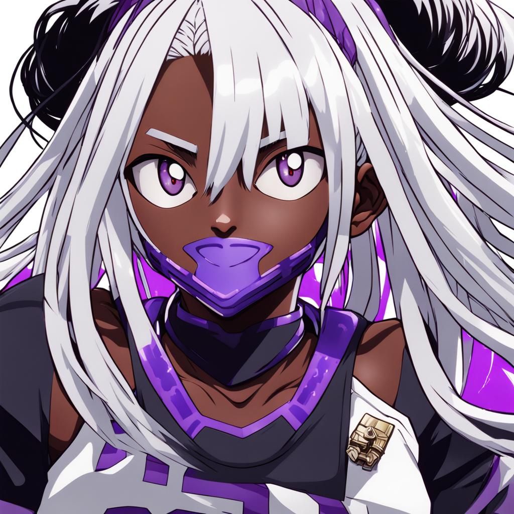 My Hero Academia Inspired Girl with White Hair