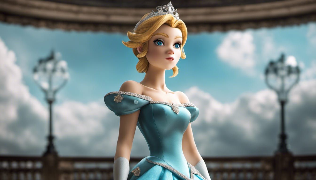 Hyperrealistic Princess Rosalina Portrait in High Definition