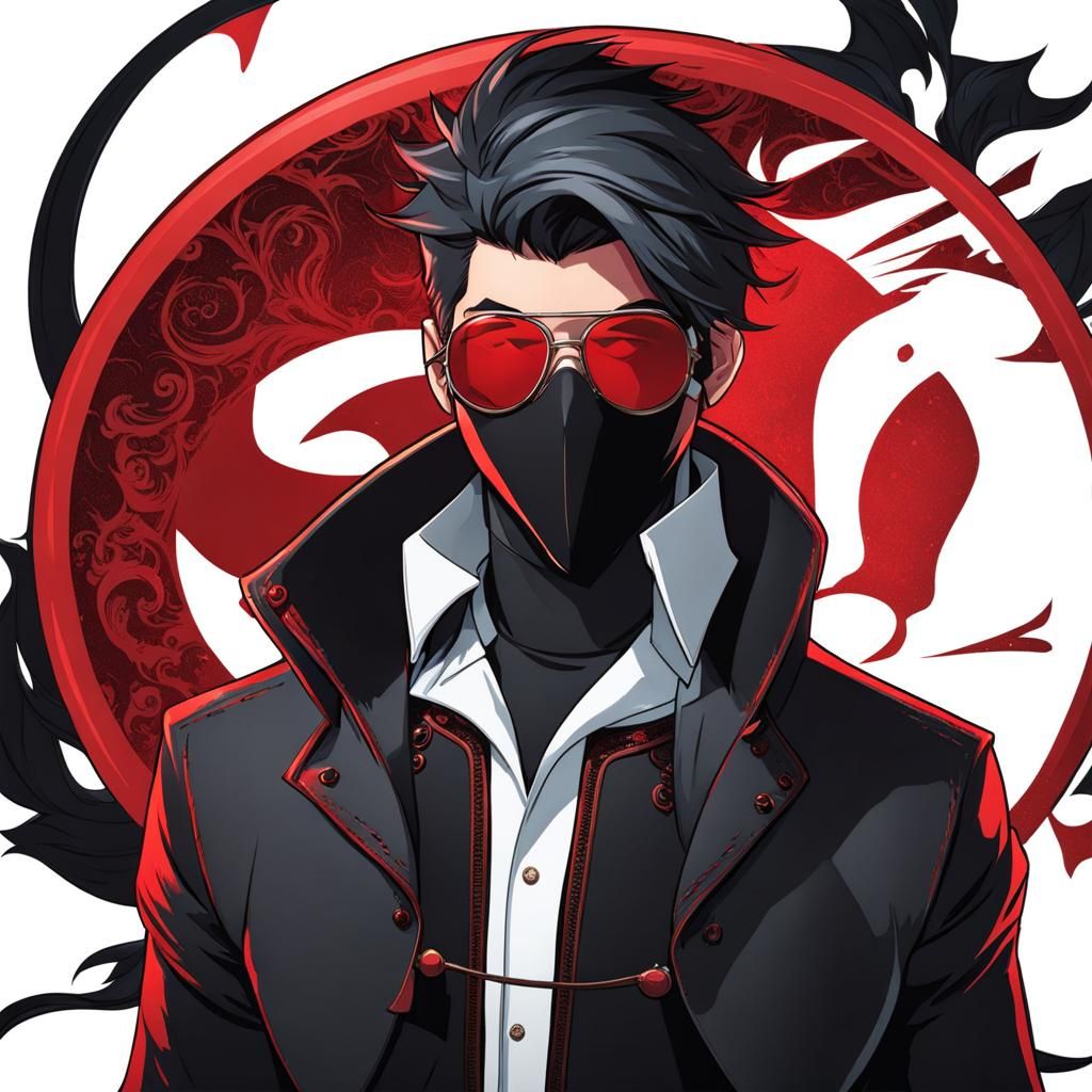 RPG Character Token: Masked Young Man