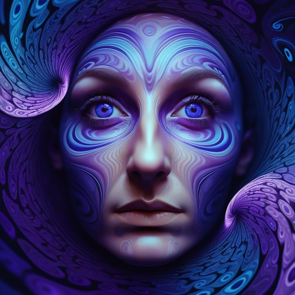 Mesmerizing Trance: A Surreal Digital Painting