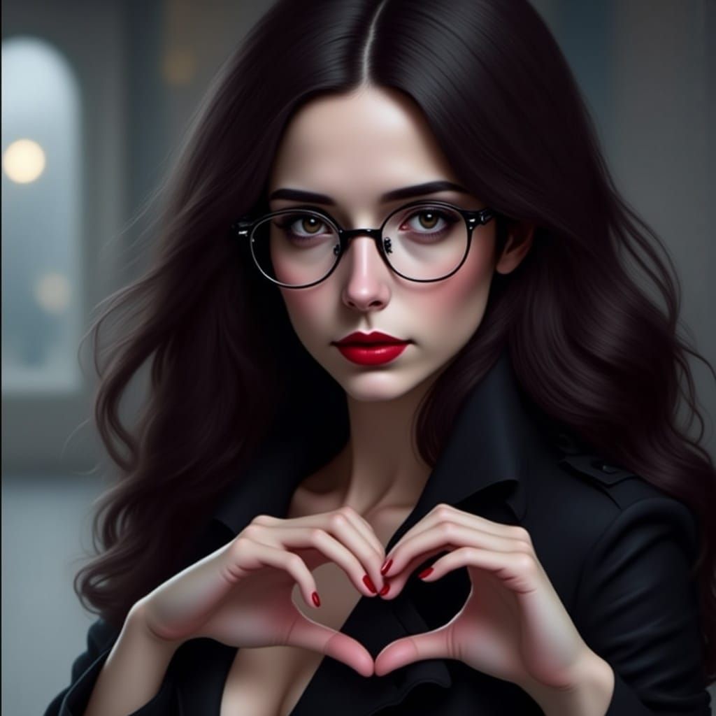 Hyperrealistic Portrait of a Beautiful Woman in a Slight Smi...