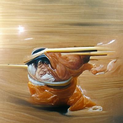 Inosuke Portrait in Oil Painting Style