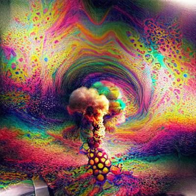 Psychedelic Chemical Explosion of Light