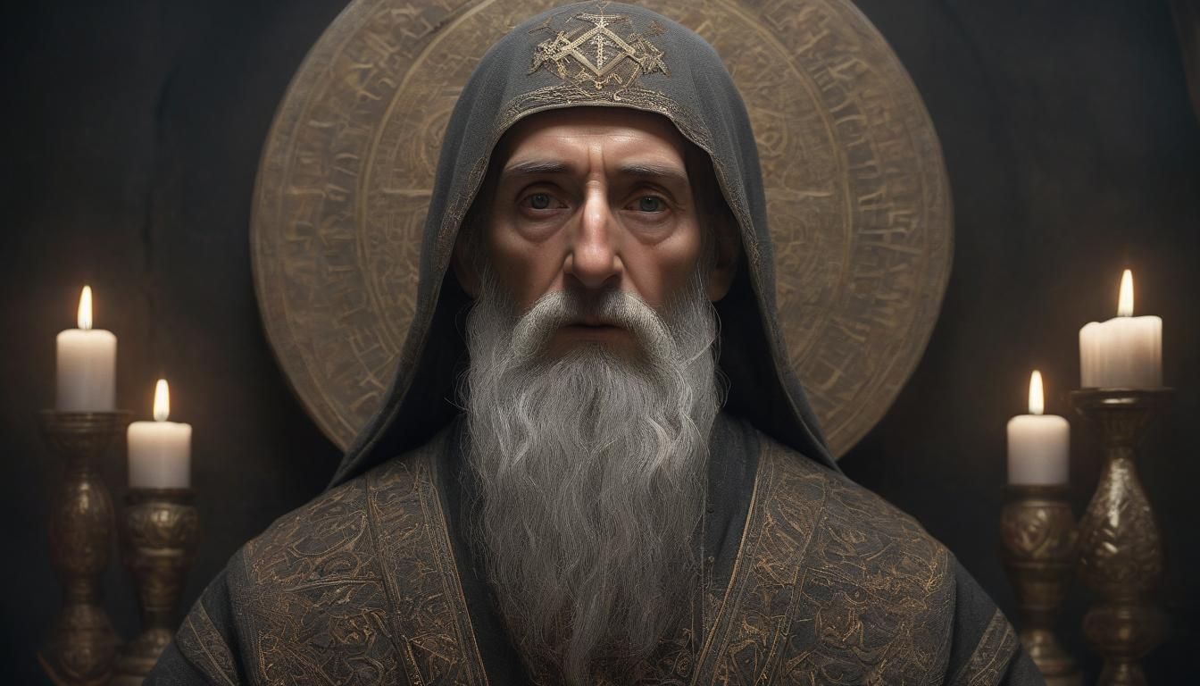 Orthodox Iconography Meets Sci-Fi in Hyperreal Detail
