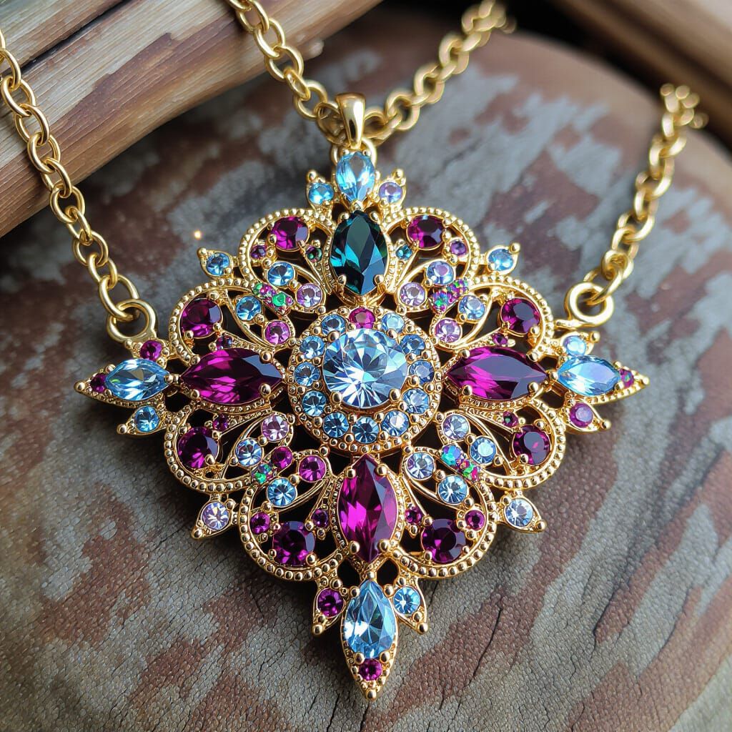 Enchanted Glitter Jewellery in Magical Style