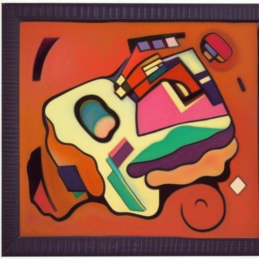 Abstract Doughnut after Kandinsky