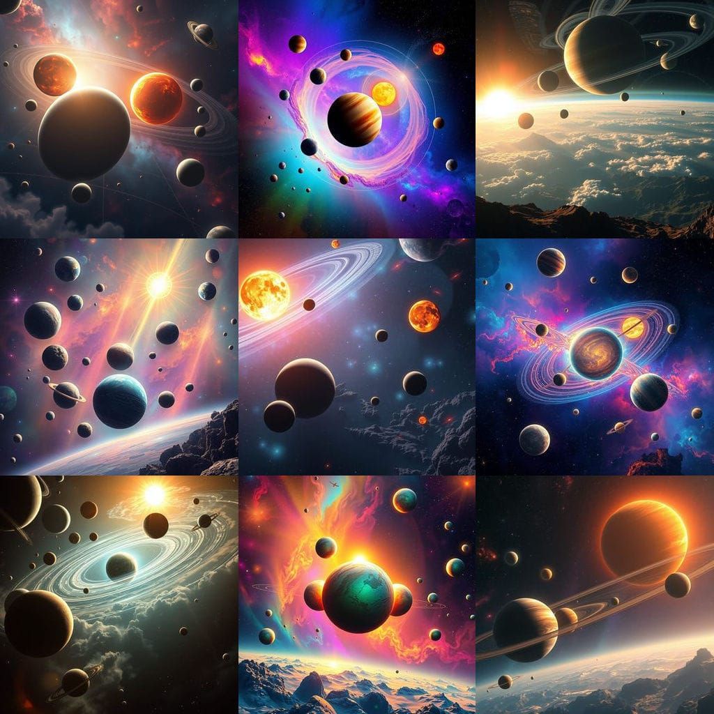 Celestial Wonders in a Triple Star System