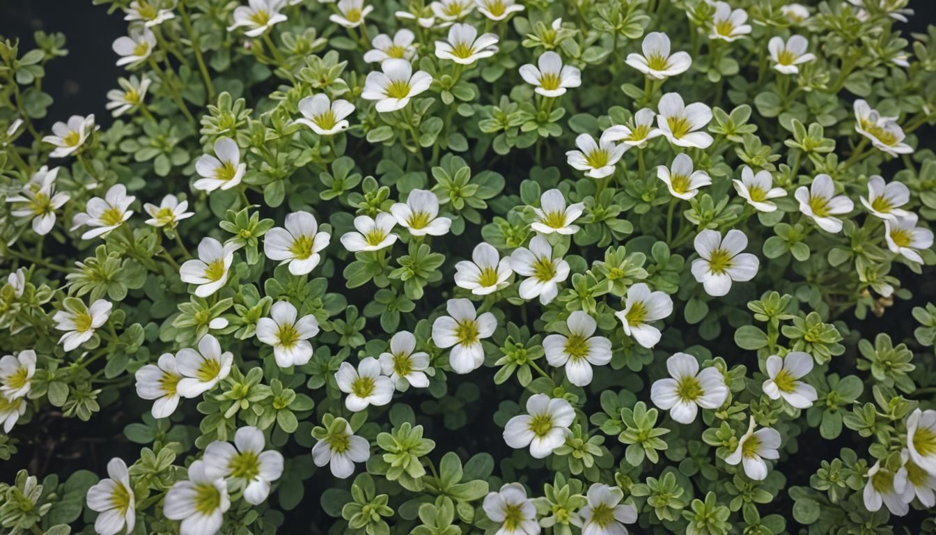Cinematic Close-Up of Brahmi (Water Hyssop) Herb