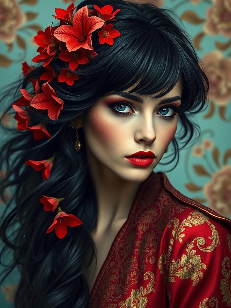 The Allure of the Midnight Blossom