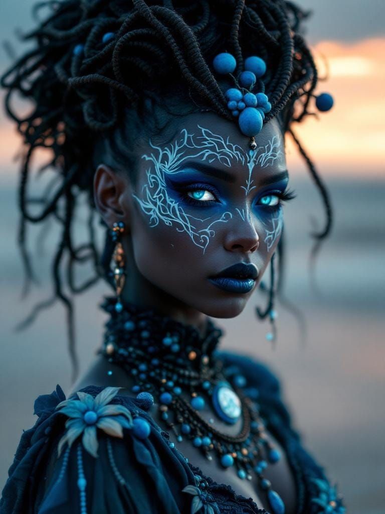 Ethereal Dream-Weaver with Fractal Markings