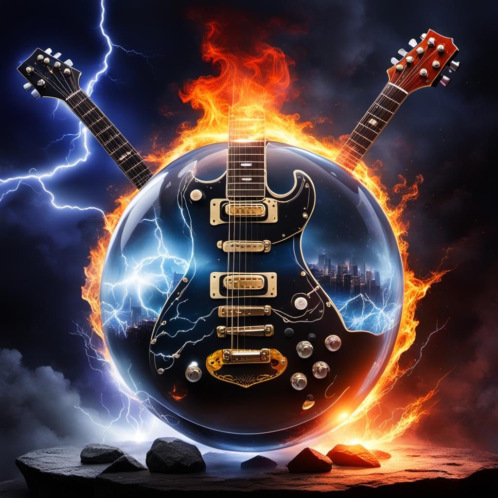 Epic Rock Concert in a Glass Sphere