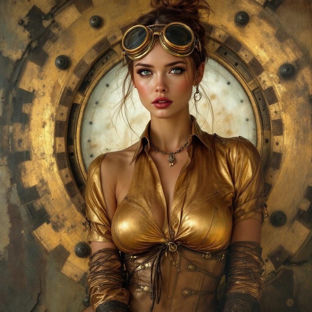 Steampunk Pin-Up: Luminous Metal and Victorian Mystery