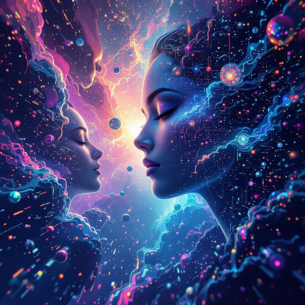 Quantum Consciousness in a Cosmic Ocean