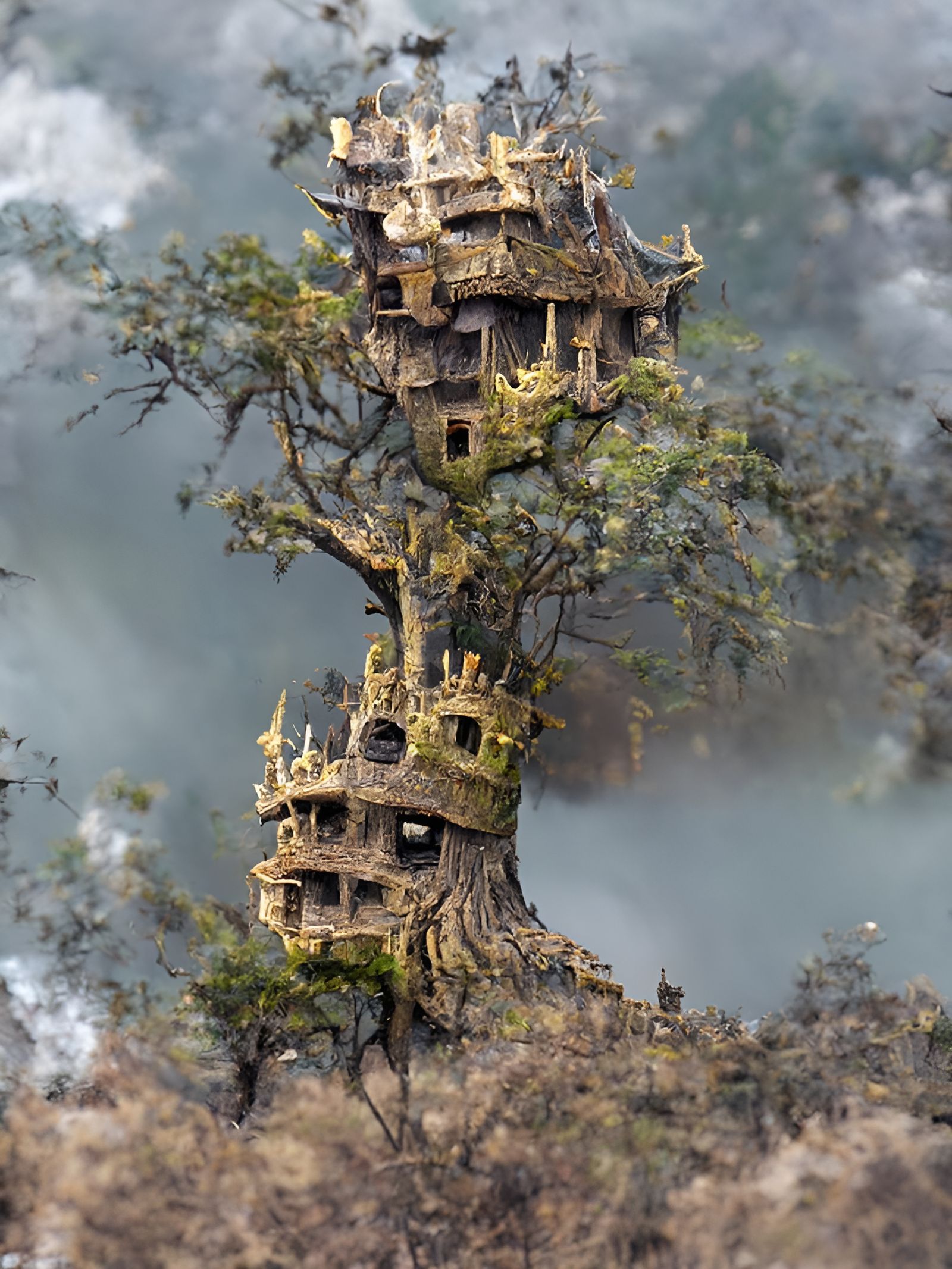 Baobob Tree Fortress in Sturm und Drang Style
