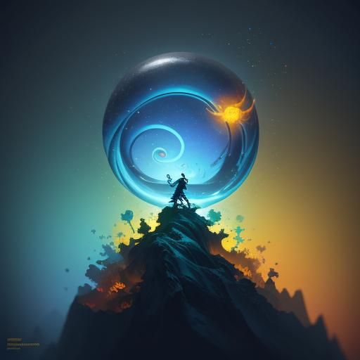 Musical Notes Surround Smiling Child in Pixar Style