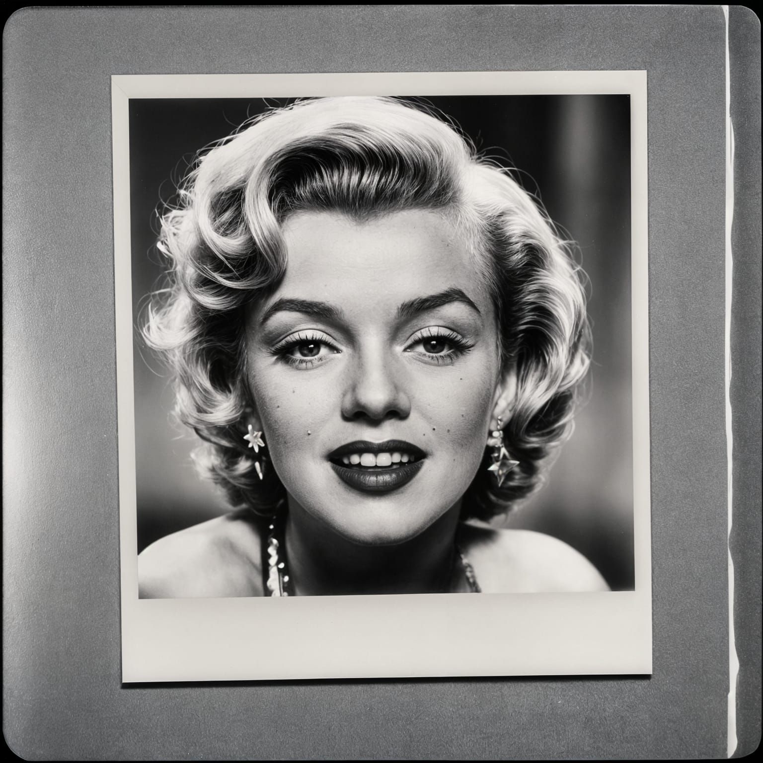 Vintage Polaroid of Marilyn Monroe on Noticeboard