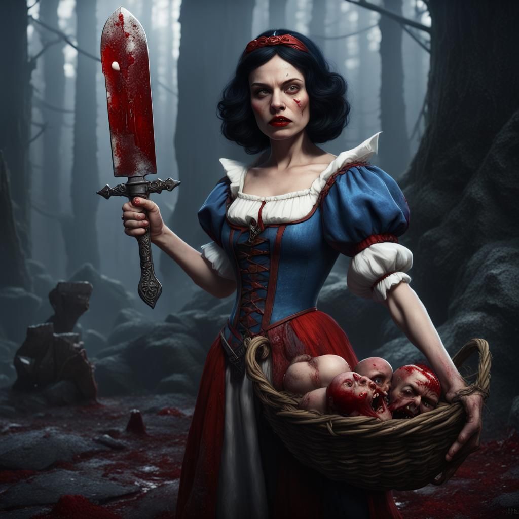 Snow White: Dark Fantasy Concept Art