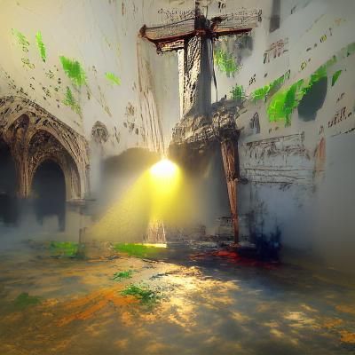 Abstract Representation of Sin and Judgment
