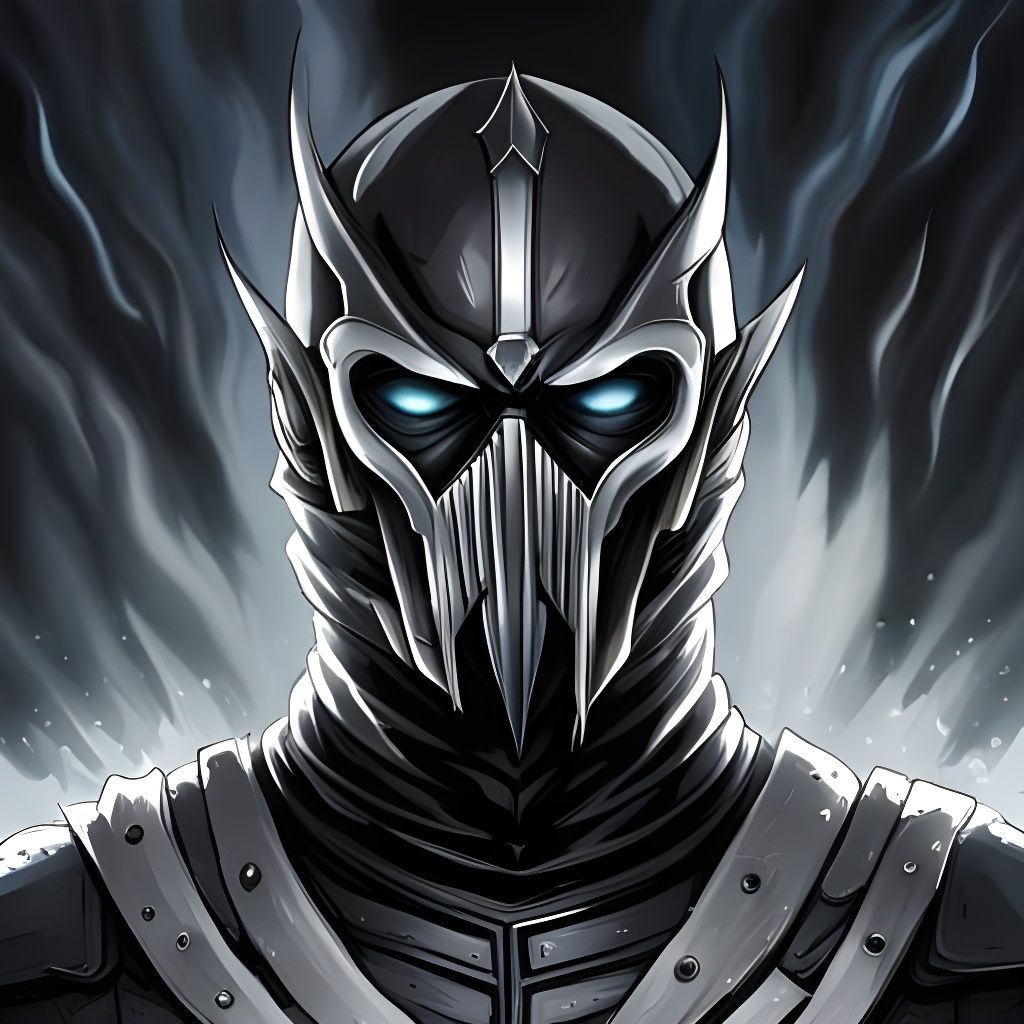 Noob Saibot Grim Reaper Portrait in Netherrealm