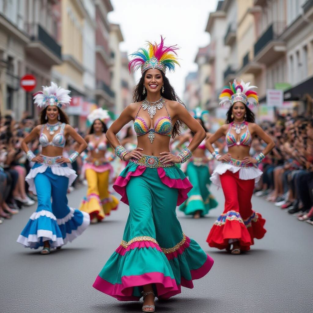 Mambo Dancers in Motion