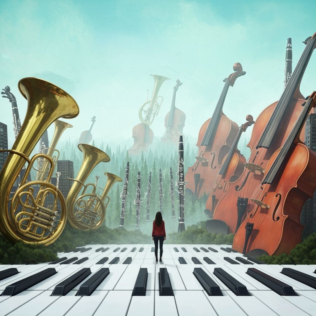 City of Brass Instruments and Musical Landscape