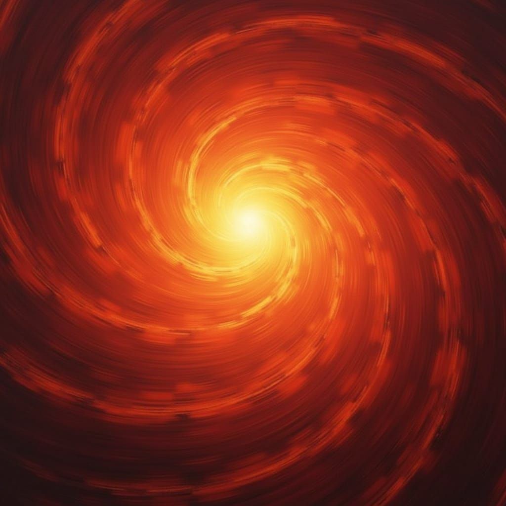 Vibrant Solar Flare in Cosmic Abstraction