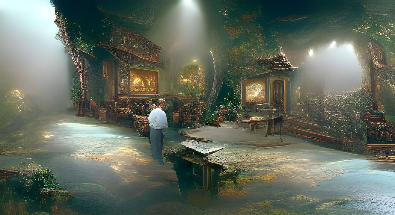 Rococo Theater: Solo Performer on Stage