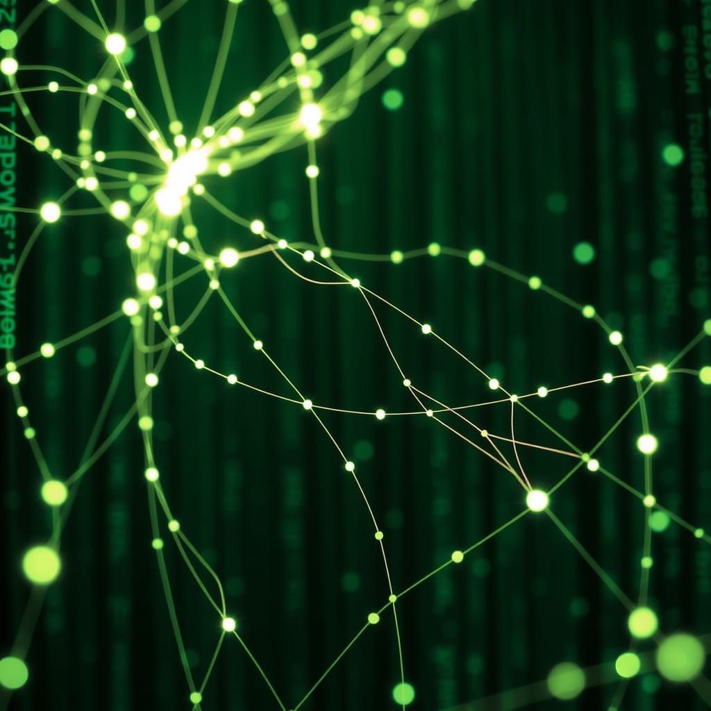 Matrix of Light Points, Digital Art