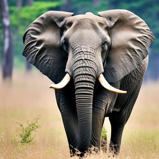 Majestic Elephant Captured in Stunning Detail
