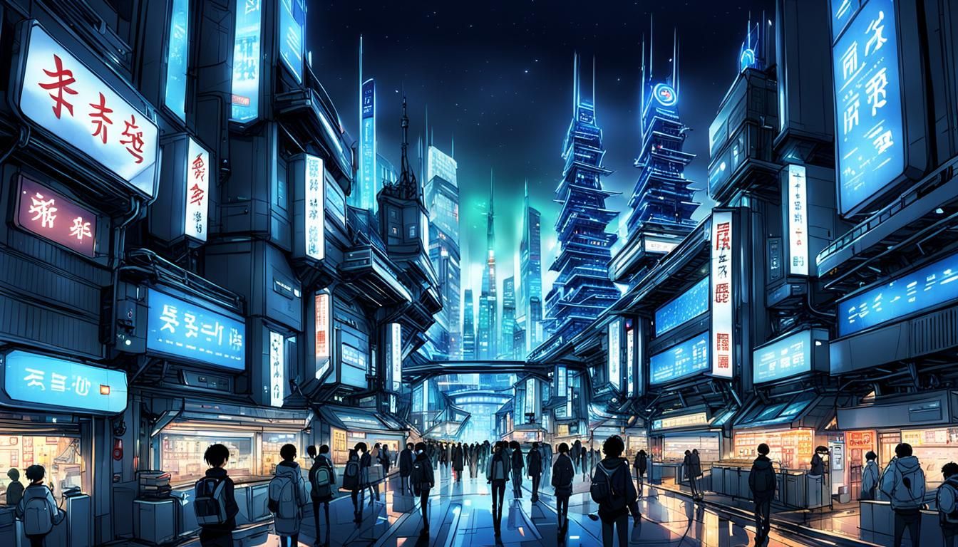 futuristic city